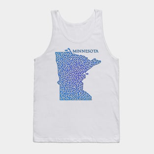 State of Minnesota Maze Tank Top